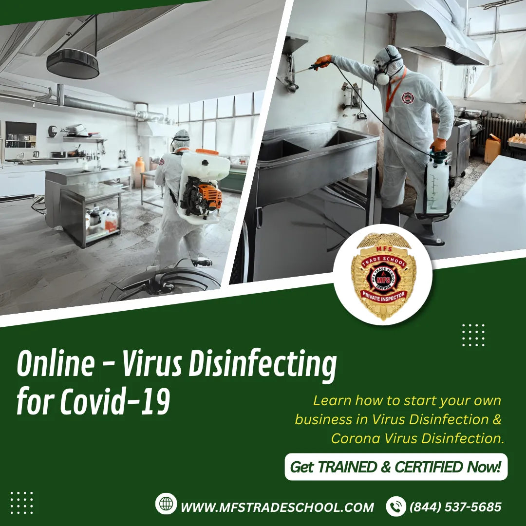 Online - Virus Disinfecting for Covid-19
