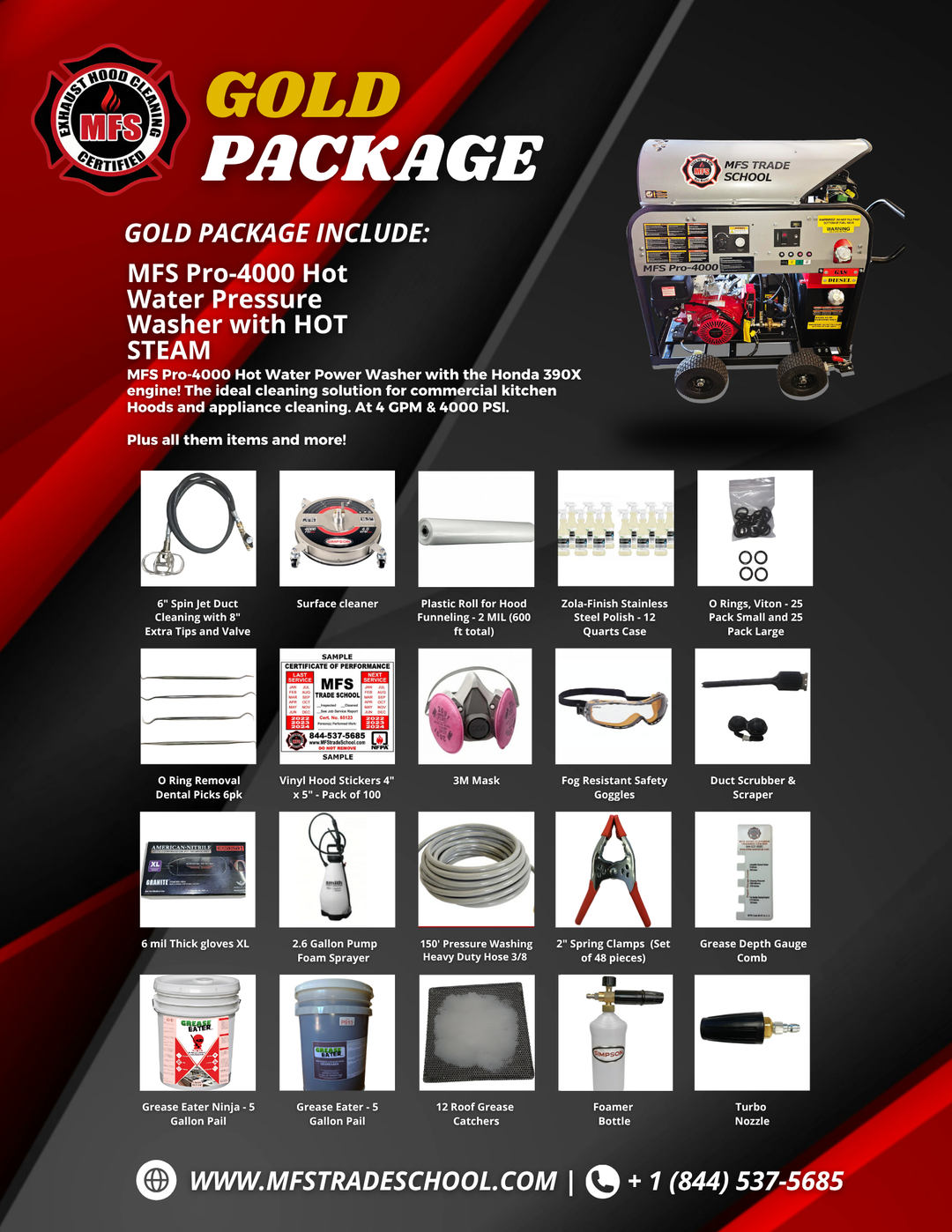 Gold Package Kitchen Exhaust Hood Cleaning