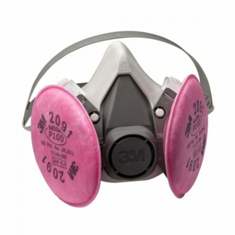 Cartridge store respirator mask