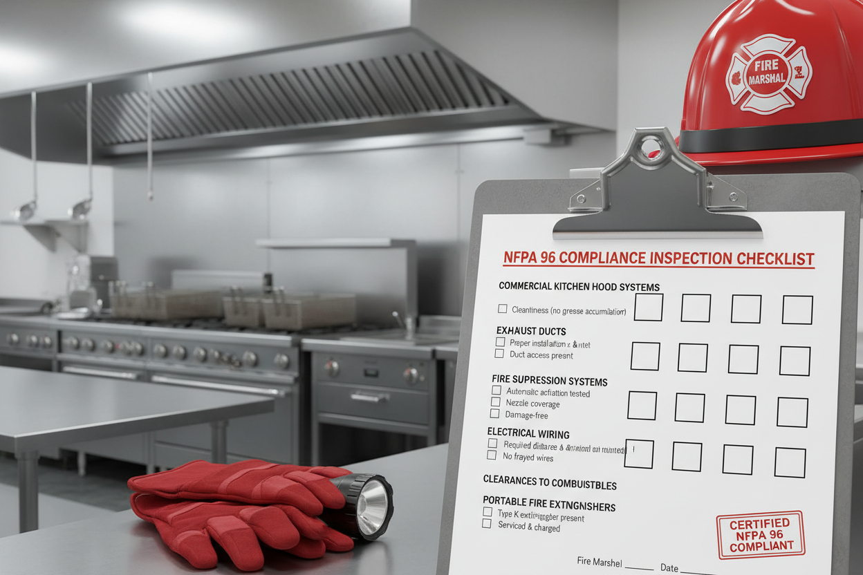 A Fire Marshal's Checklist for Verifying NFPA 96 Compliance 