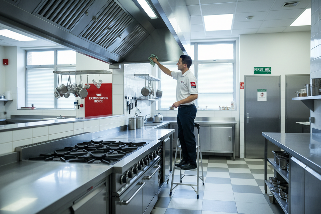 Standardized Kitchen Exhaust Hood Cleaning Prevents Fires