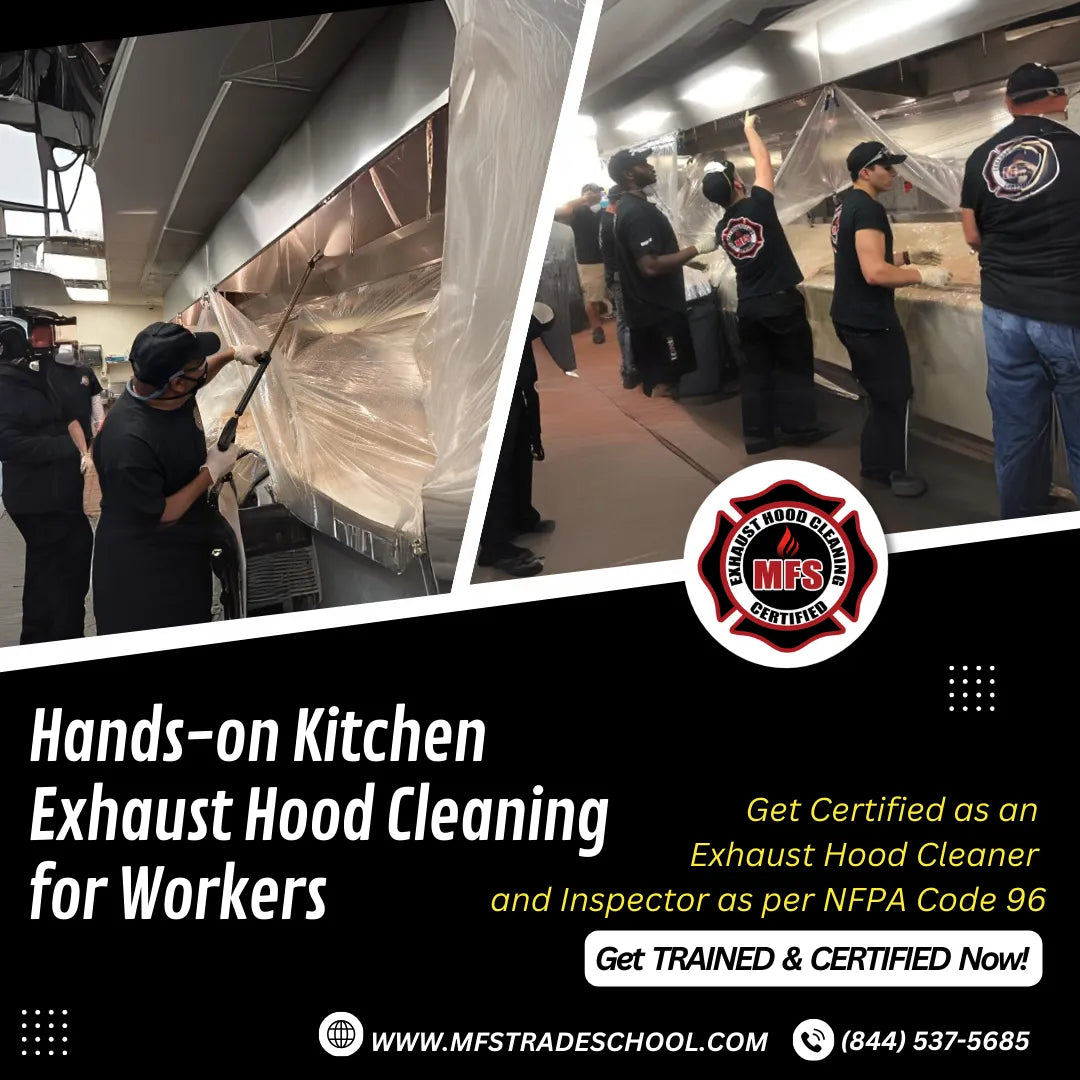 Hands On - Kitchen Exhaust Hood Cleaning for Workers