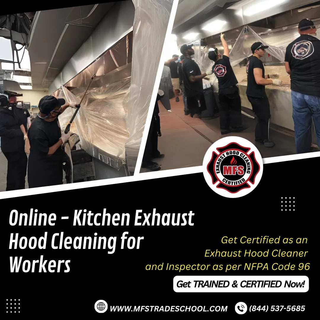 Online - Kitchen Exhaust Hood Cleaning for Workers