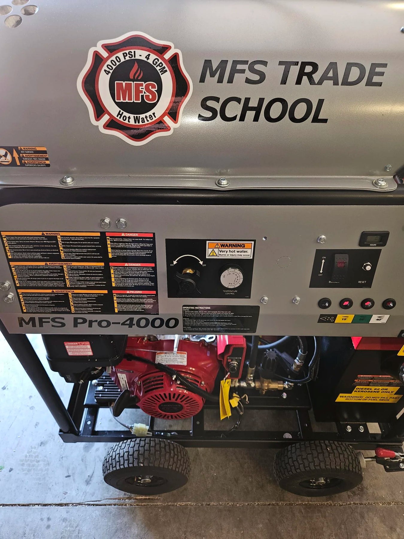 MFS Pro-4000 - Hot Water Power Washer with Wet Steam Add-On – MFS MFS Pro-4000 - Hot Water Power Washer with Wet Steam Add-On – MFS
