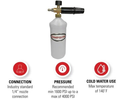 High-Pressure Cannon wand Foam bottle