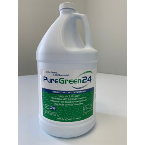 PureGreen24 Virus Disinfectant & Deodorizer (4 Gallon Case)