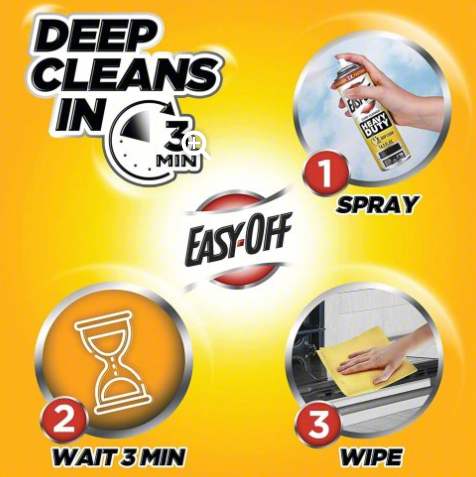 EASY-OFF® Professional Oven & Grill Cleaner – Heavy Duty Aerosol