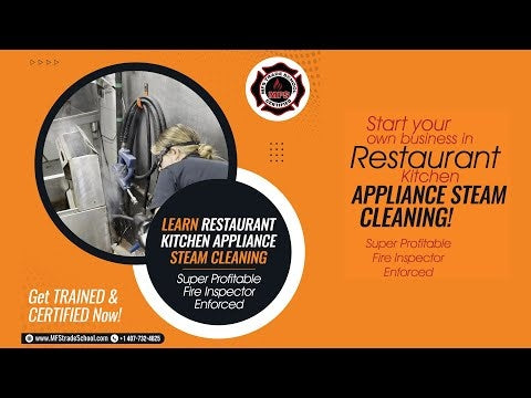Online - Kitchen Appliance Steam Cleaning